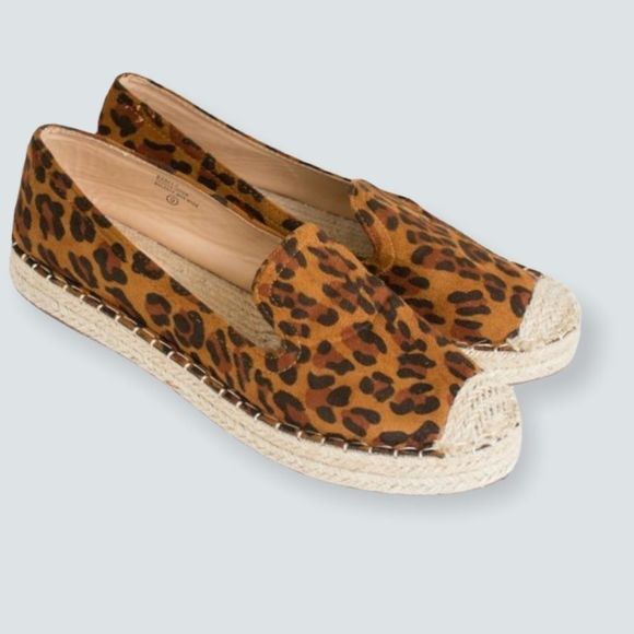 Chase + Chloe Shoes - New in box Chase & Chloe Leopard Espadrille slip on, NIB